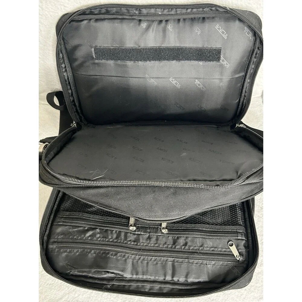 TUMI Ballistic Nylon Messenger Laptop Bag Expandable 18